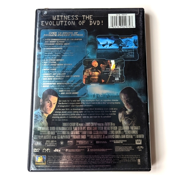 2/$15 Planet of the Apes 2 Disc Special Edition - Mark Wahlberg - Picture 2 of 6